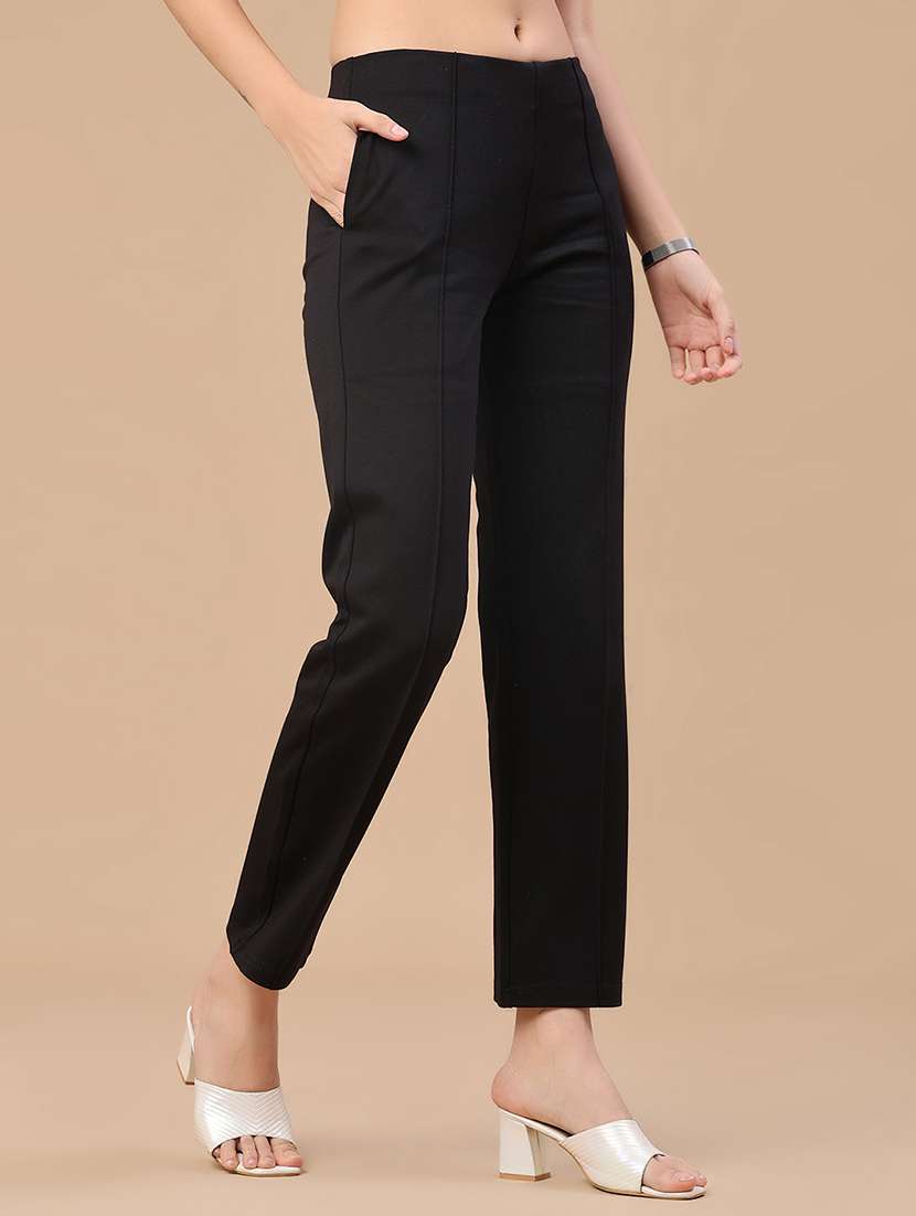 women solid mid rise jeggings - 22338712 -  Standard Image - 3