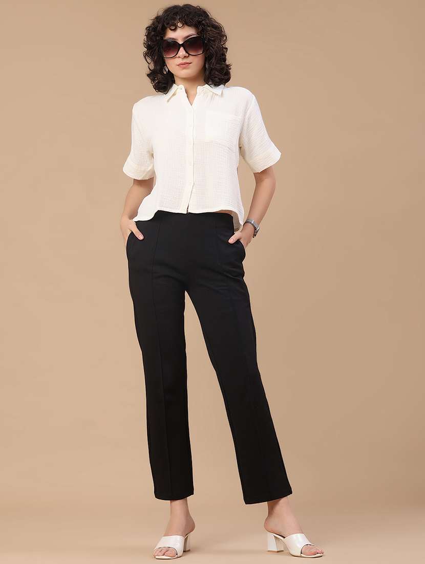 women solid mid rise jeggings - 22338712 -  Standard Image - 5