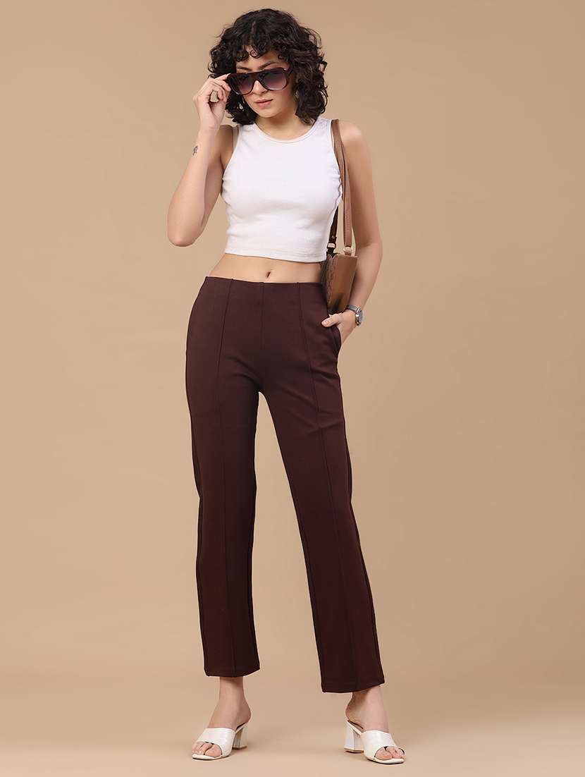 women solid mid rise jeggings - 22338713 -  Standard Image - 5
