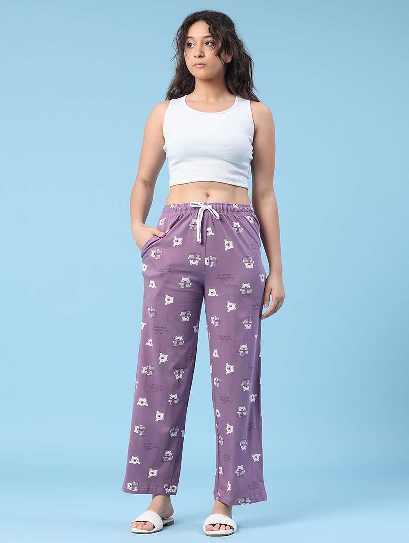 women printed mid rise pajama - 22338765 -  Standard Image - 5