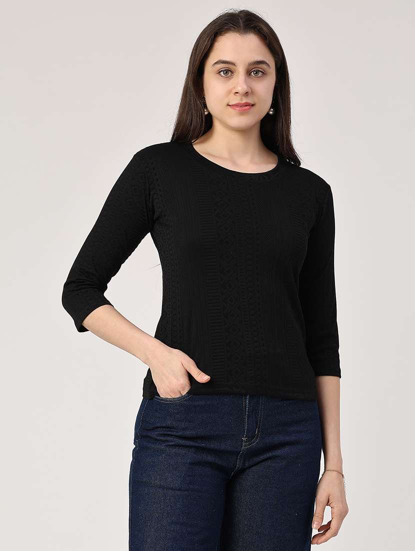 men solid round neck t-shirt