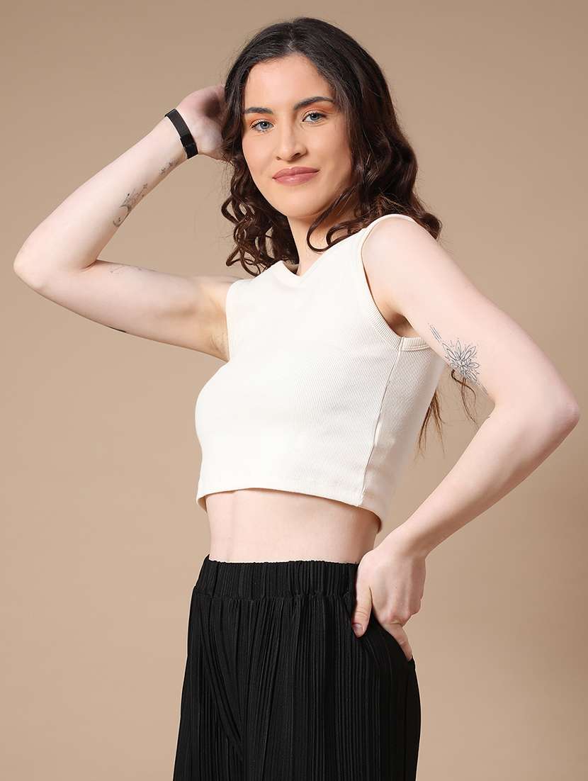 beige cotton regular top - 22338969 -  Standard Image - 3