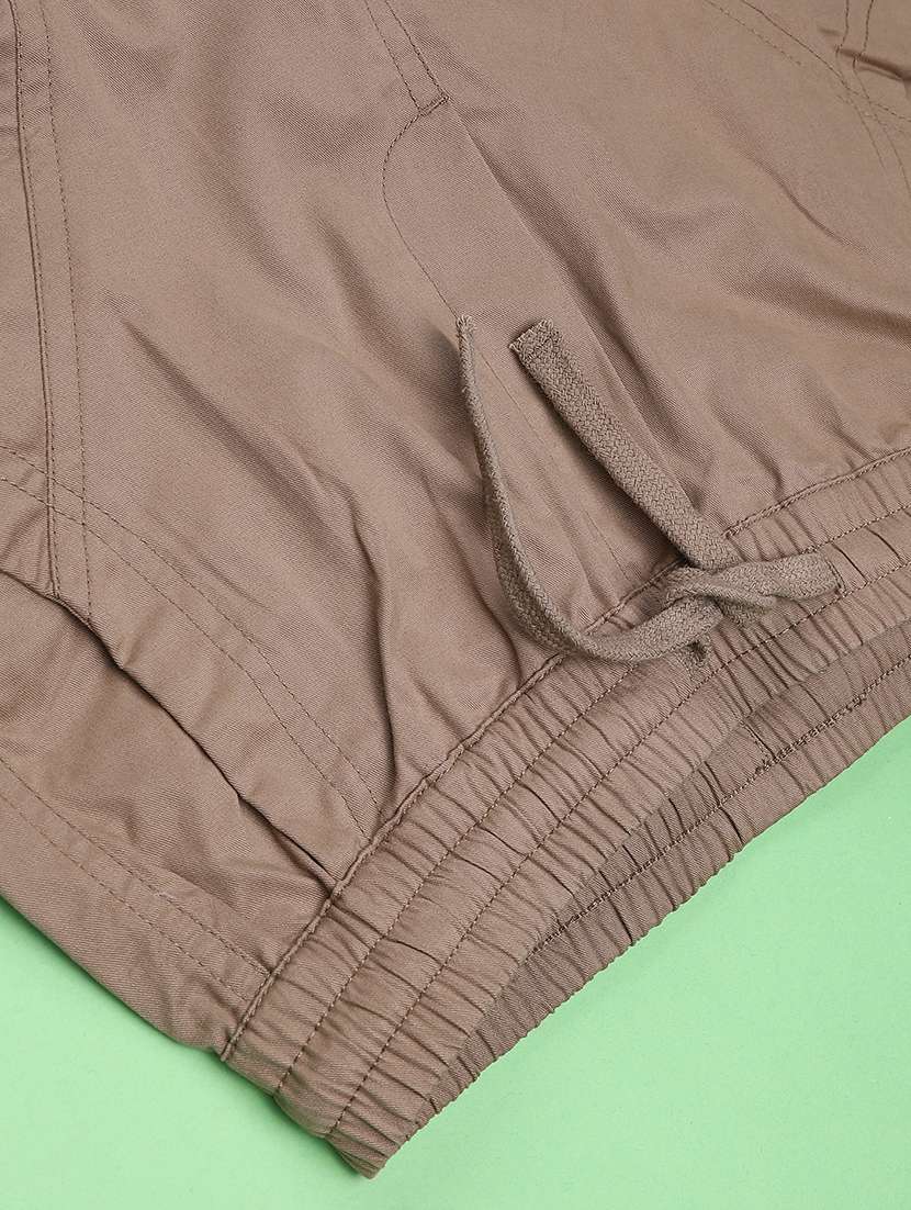 boys solid mid rise regular fit cargo pant - 22338984 -  Standard Image - 3