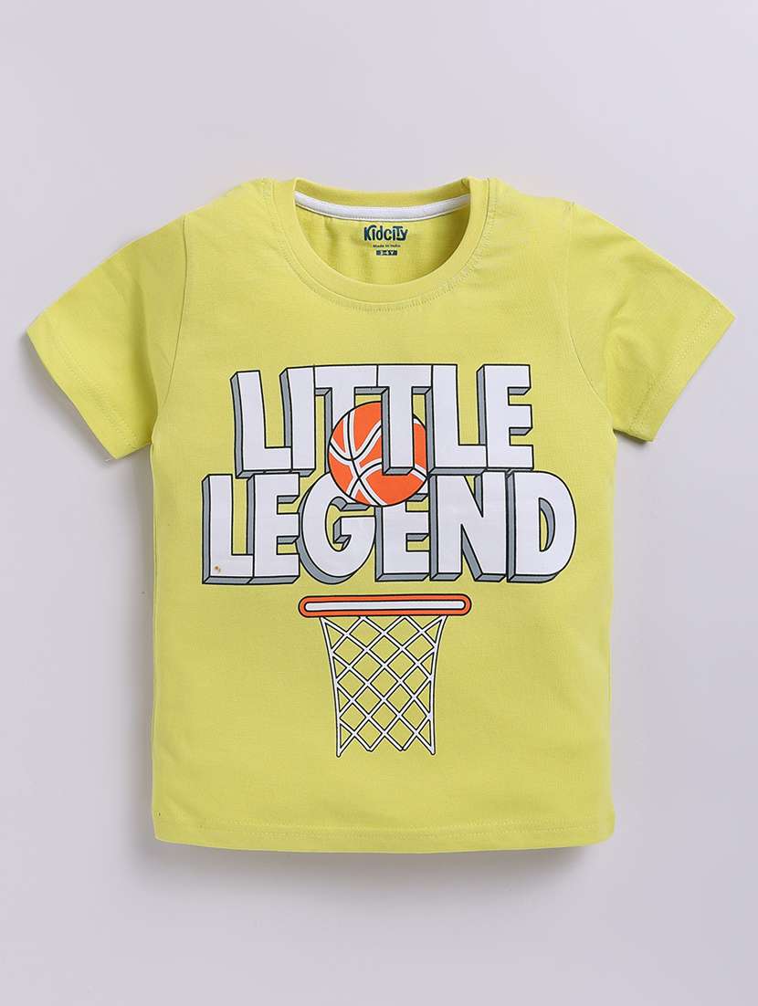 boys printed short sleeve t-shirt
