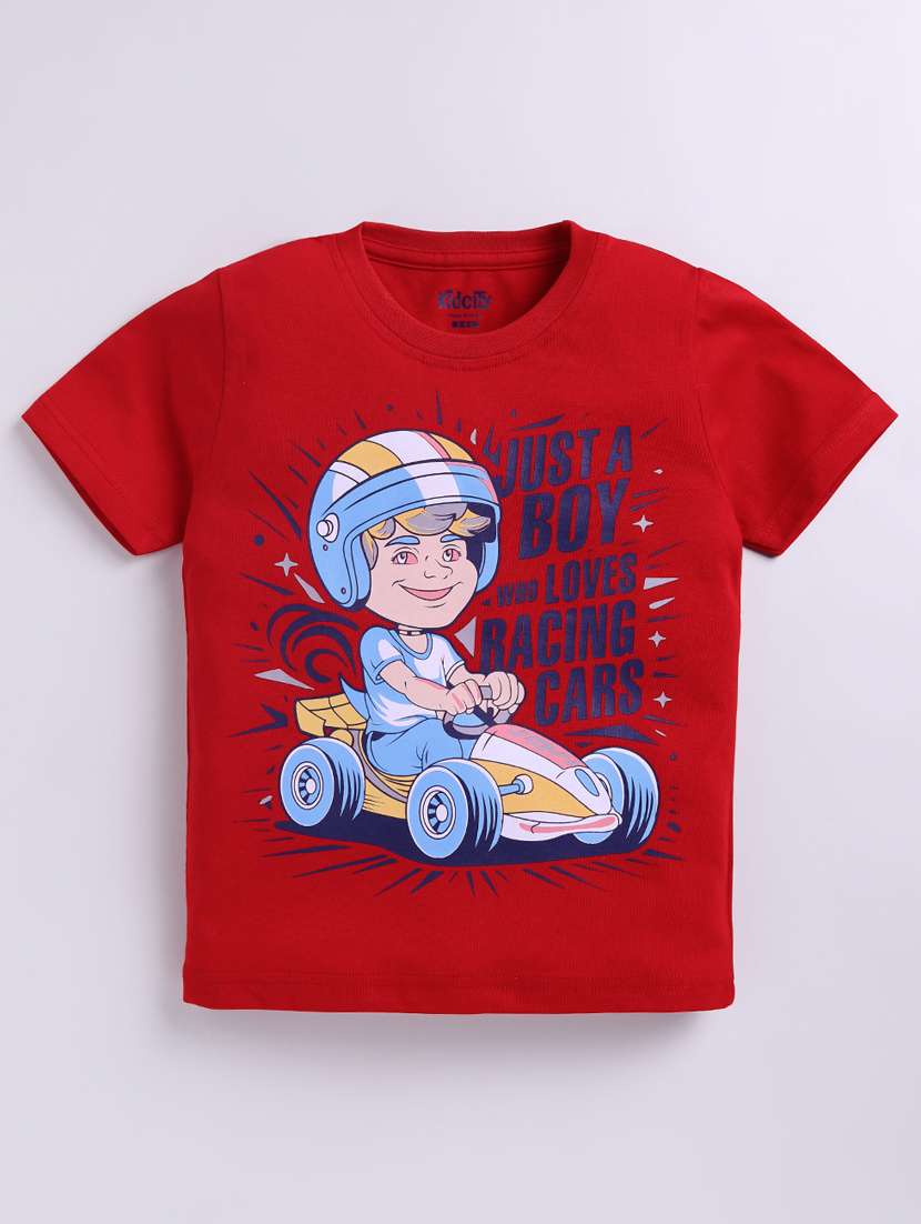 boys printed short sleeve t-shirt