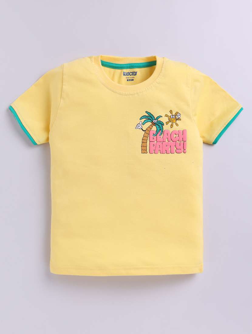 boys printed short sleeve t-shirt
