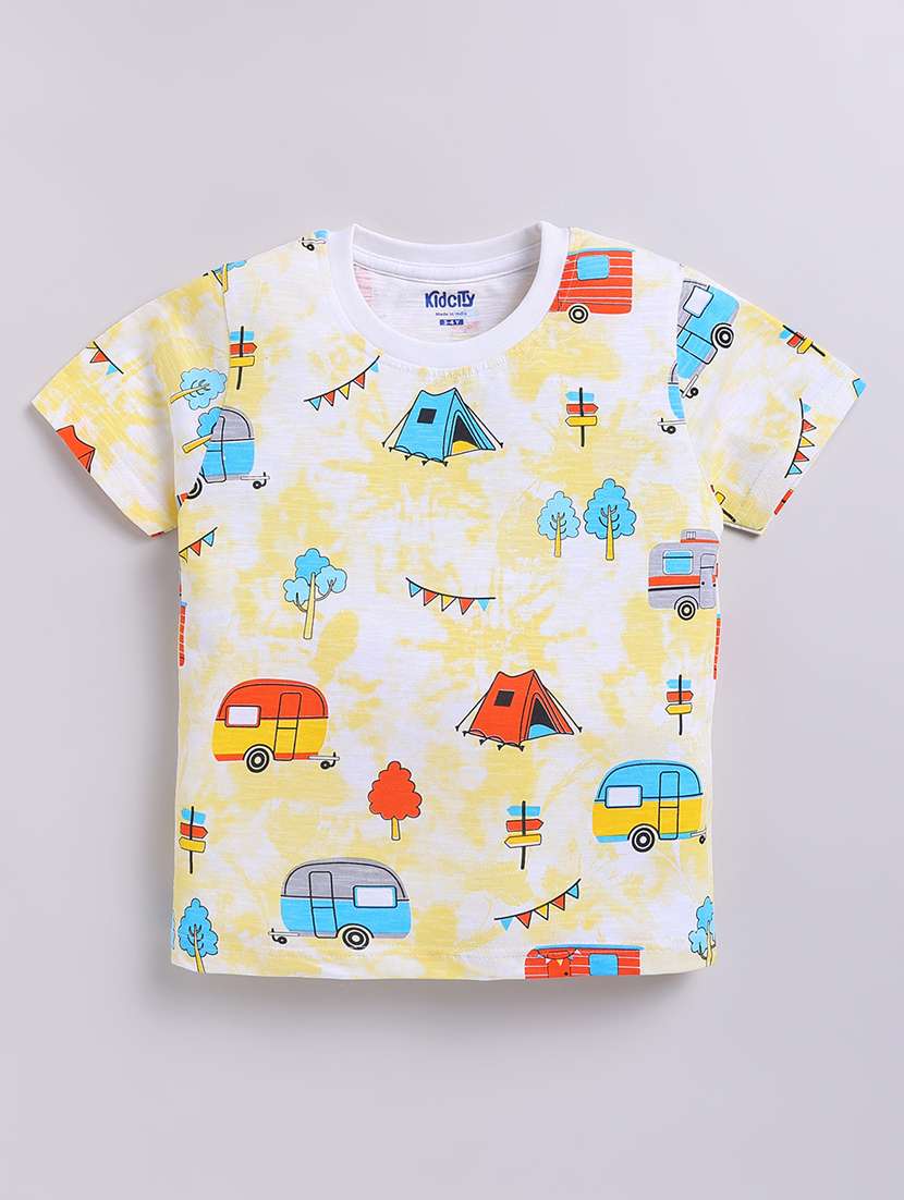 boys printed short sleeve t-shirt