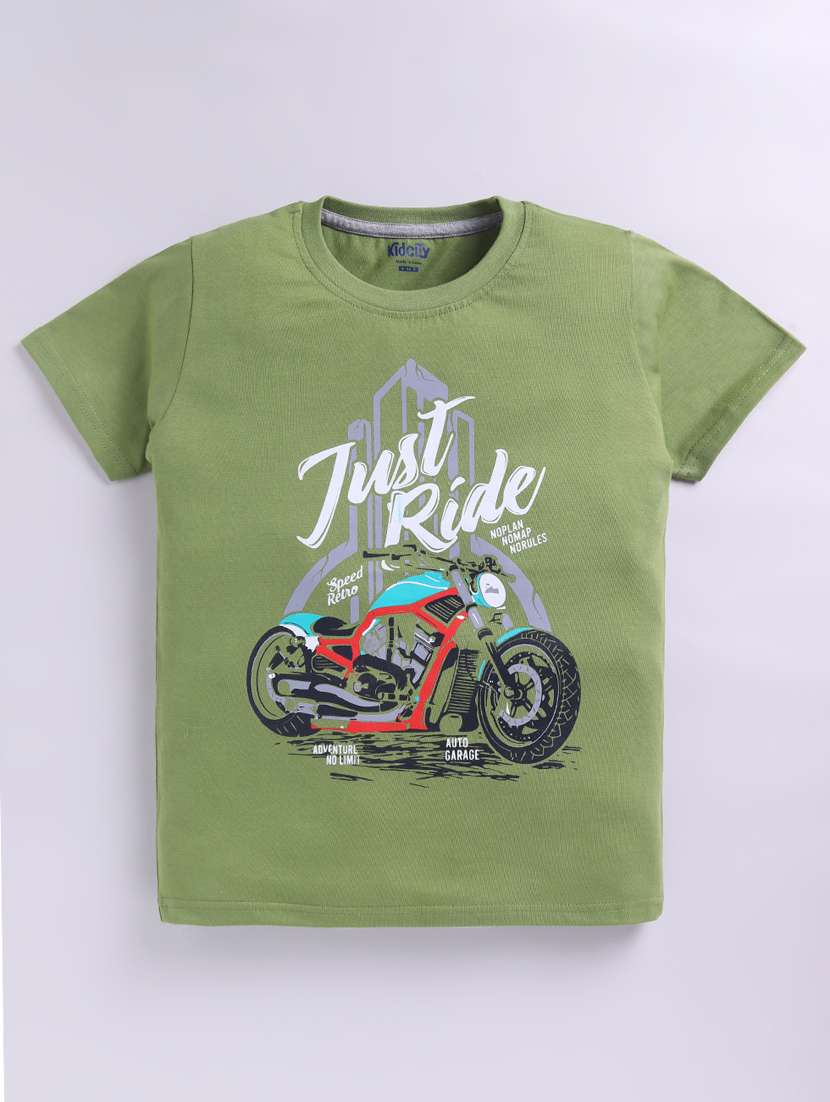 boys printed short sleeve t-shirt