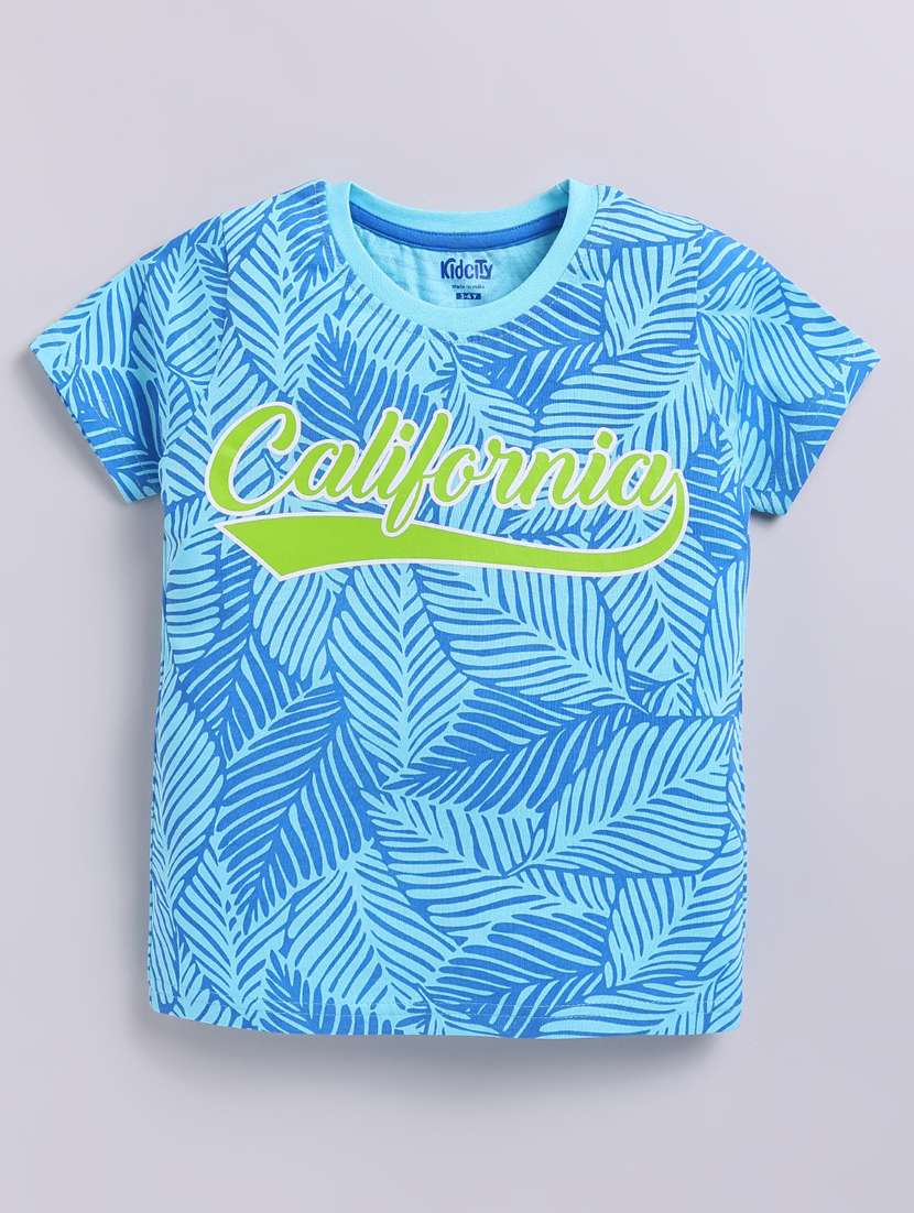 boys printed short sleeve t-shirt