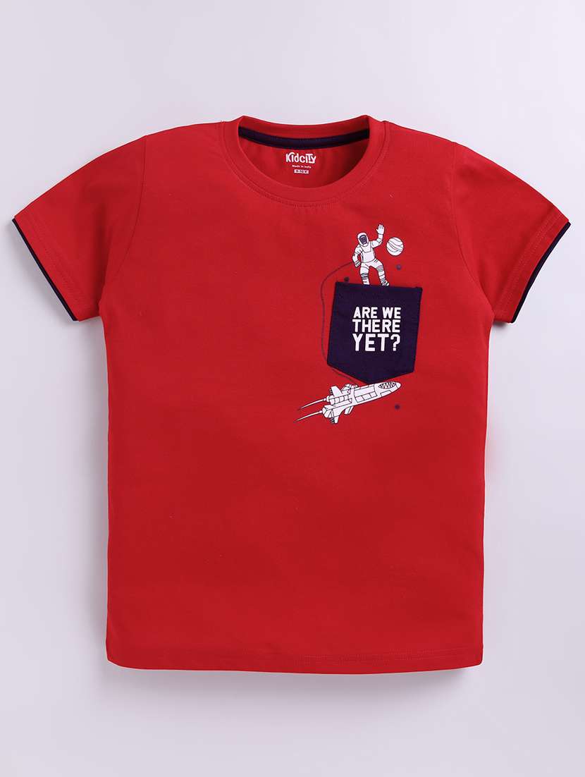 boys printed short sleeve t-shirt