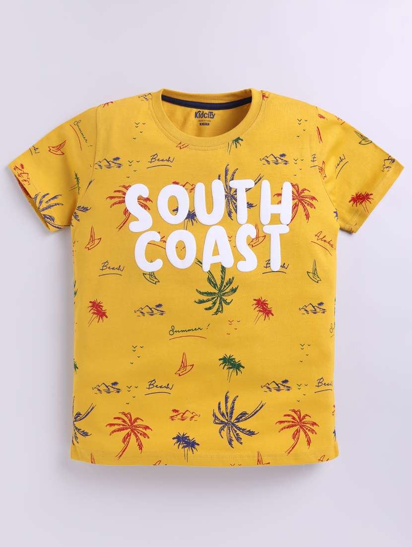 boys printed short sleeve t-shirt