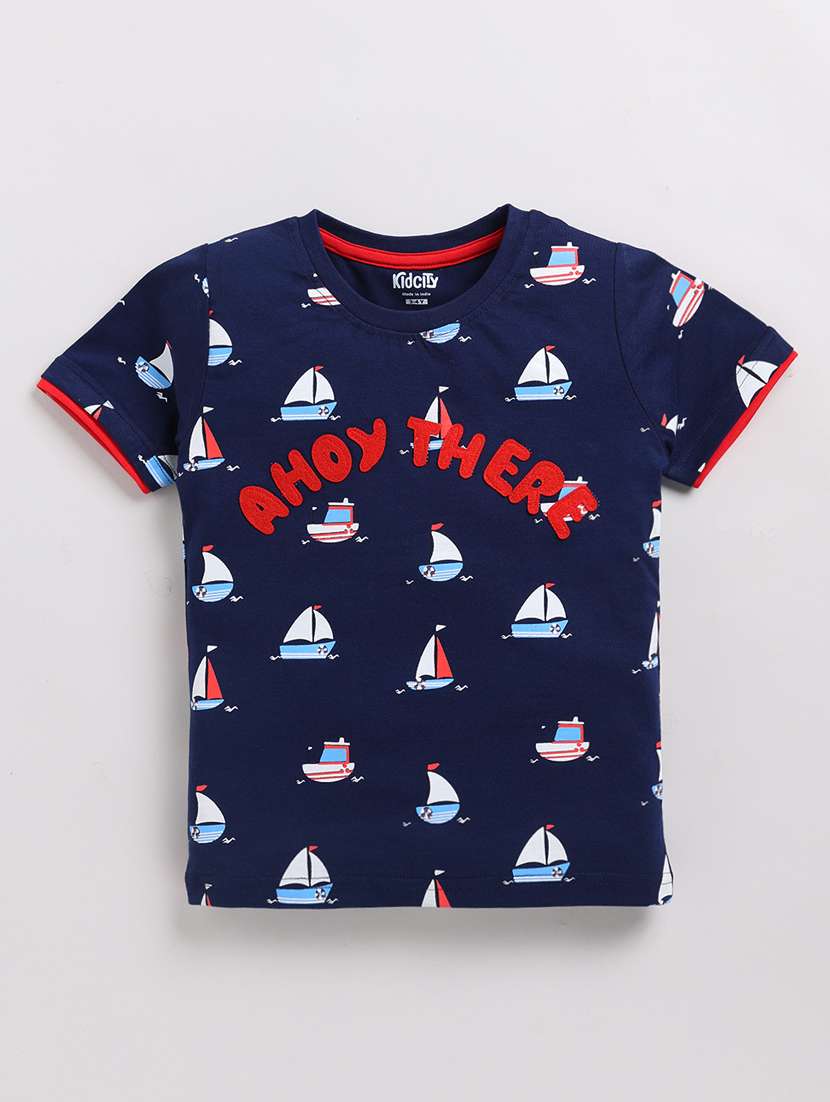 boys printed short sleeve t-shirt
