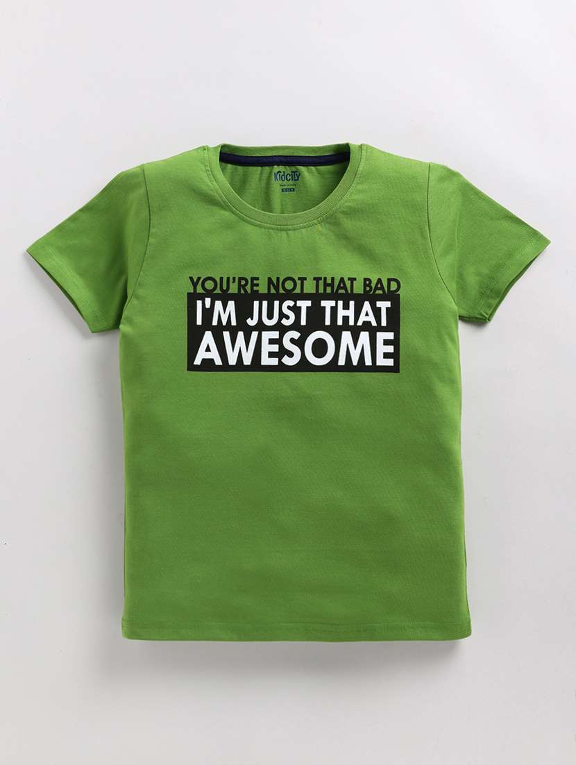 boys printed short sleeve t-shirt