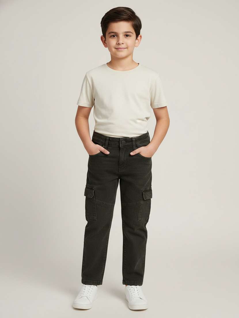 olive cotton cargo