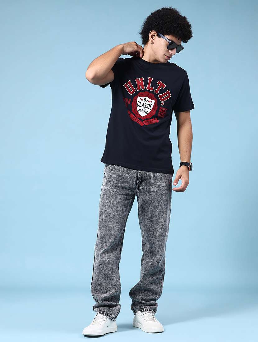 men printed short sleeve regular fit t-shirt - 22339977 -  Standard Image - 5
