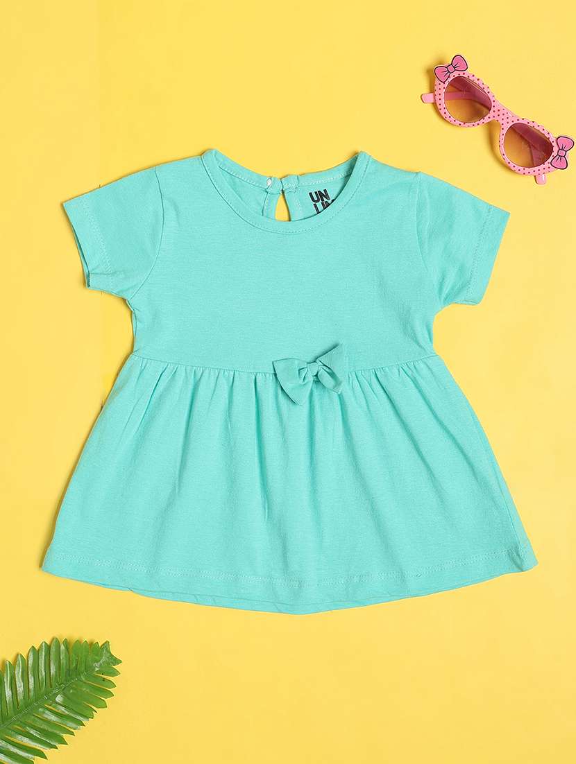 Girls Pack Of 3 Printed Round Neck Frock - 22340052 -  Standard Image - 3