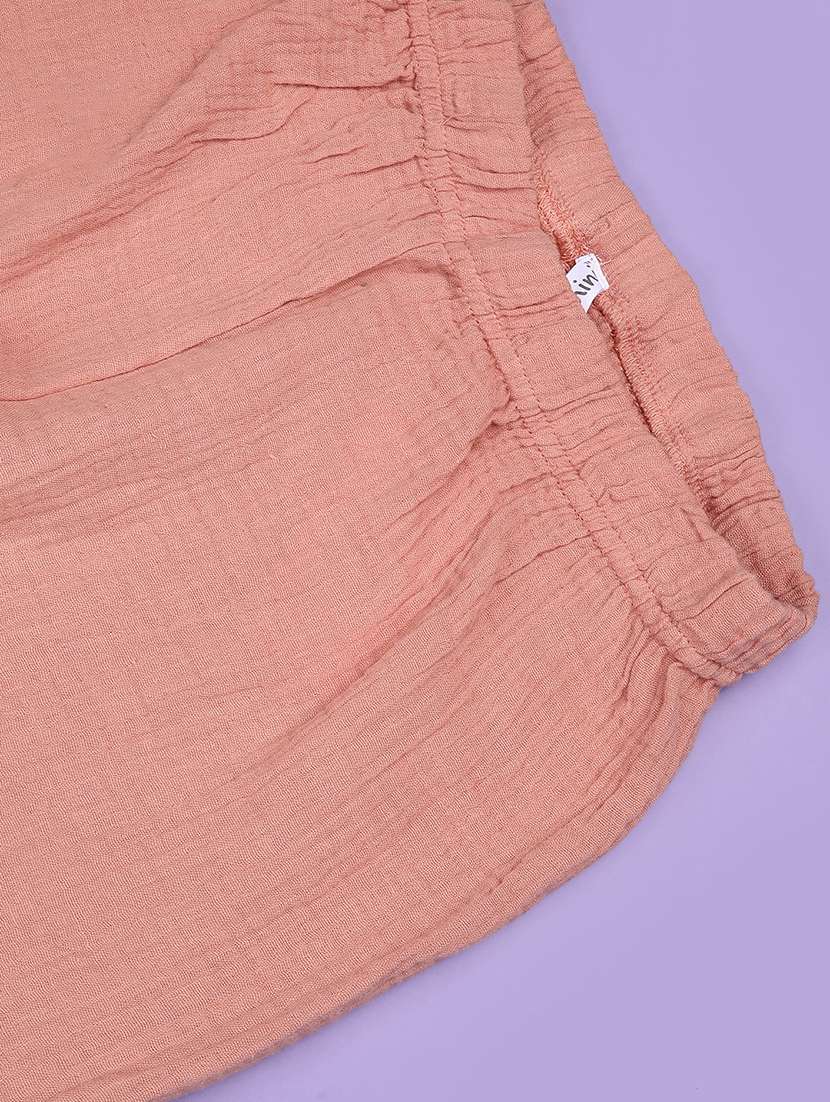 peach cotton jogger - 22340060 -  Standard Image - 3