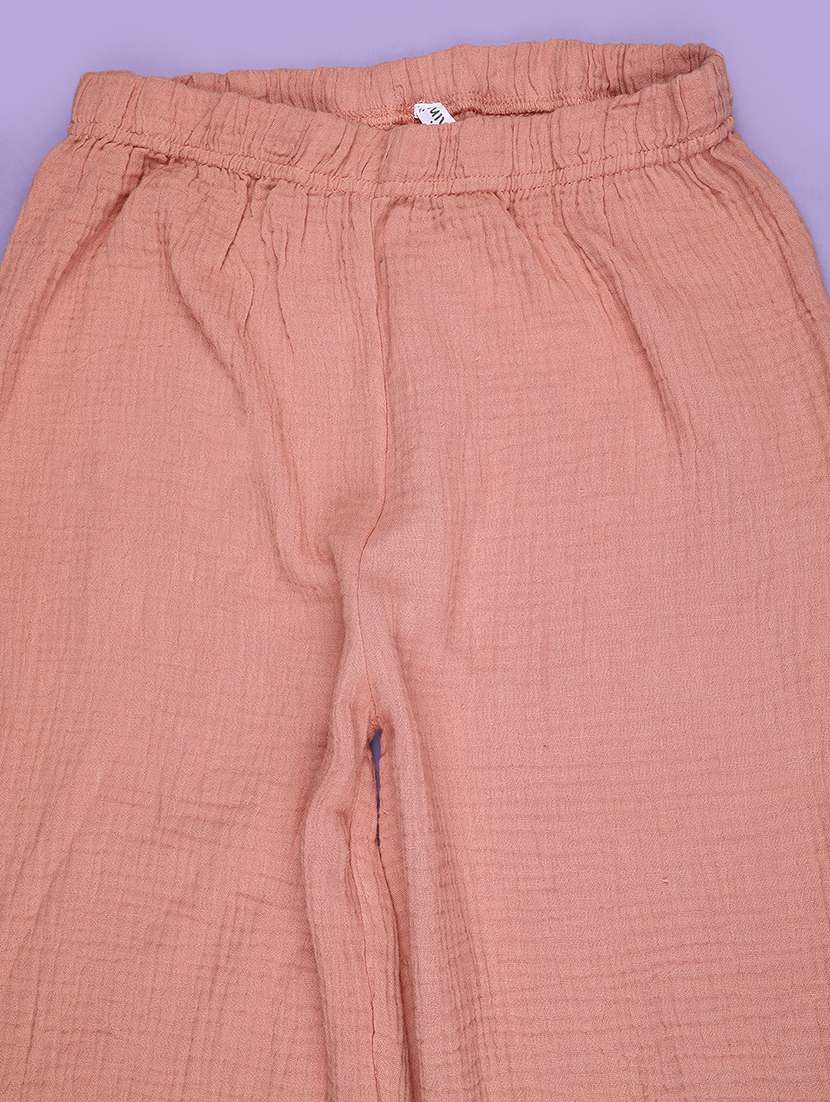 peach cotton jogger - 22340060 -  Standard Image - 3