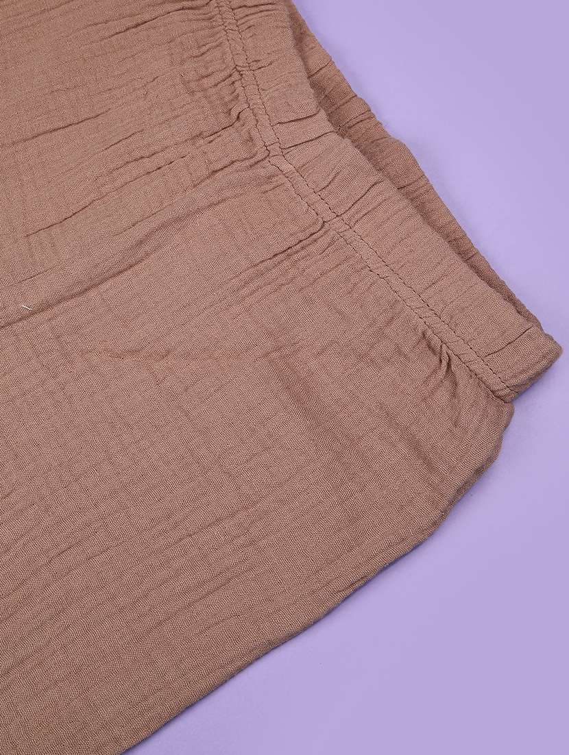 brown cotton jogger - 22340061 -  Standard Image - 3