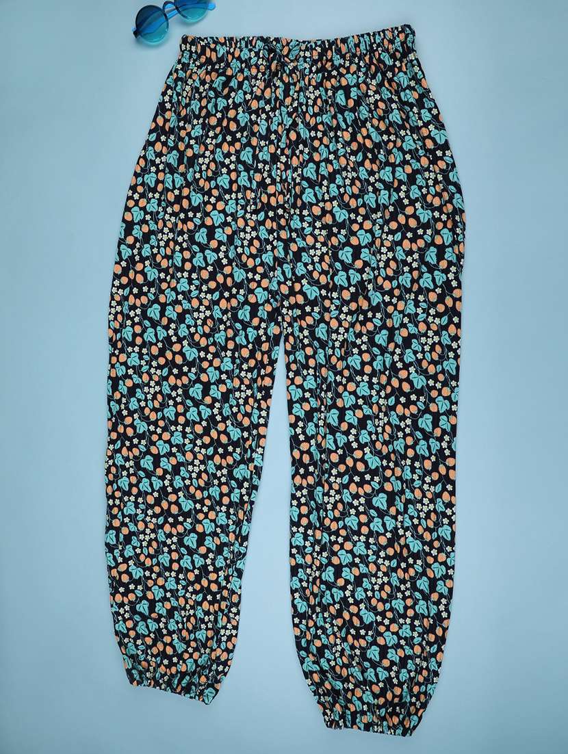 blue cotton jogger