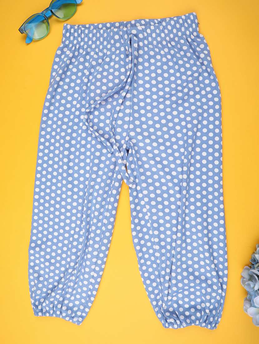 blue cotton jogger