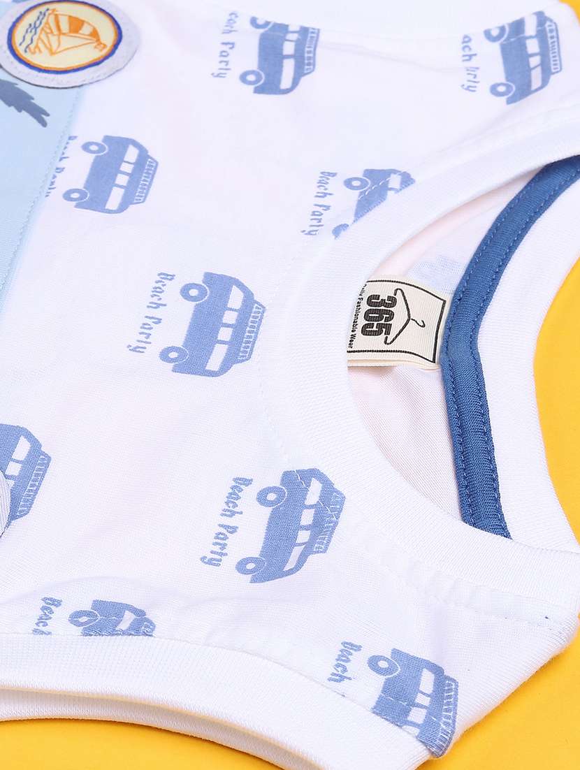 kids printed t-shirt and shorts set - 22340086 -  Standard Image - 3