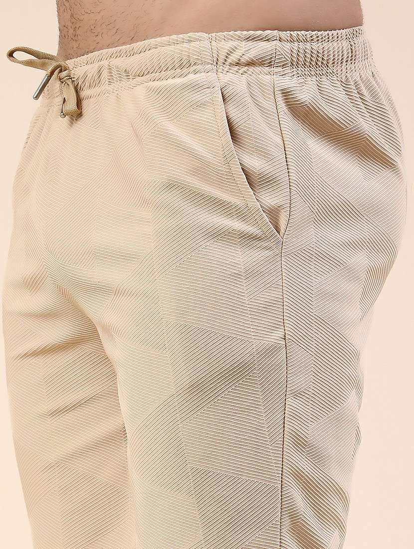 Men Self Design Short Sleeve Shorts & Shirt Co-ord Set - 22340102 -  Standard Image - 5