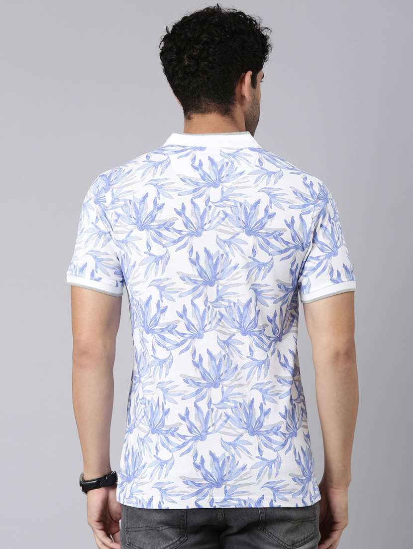 men printed short sleeve slim fit t-shirt - 22340173 -  Standard Image - 3