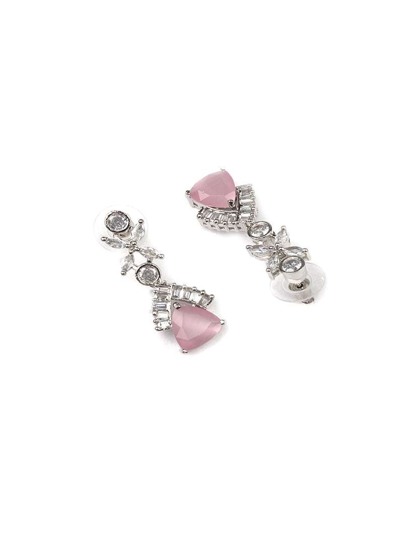 women cz stone ad necklace and earring set - 22340705 -  Standard Image - 5