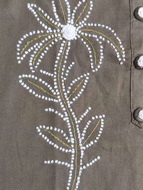 women solid with work three quarter sleeve ethnic co-ord set - 22340711 -  Standard Image - 5