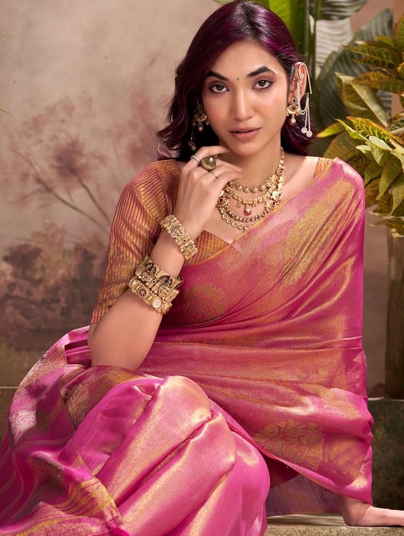 women self design southern silk saree with blouse - 22340754 -  Standard Image - 3