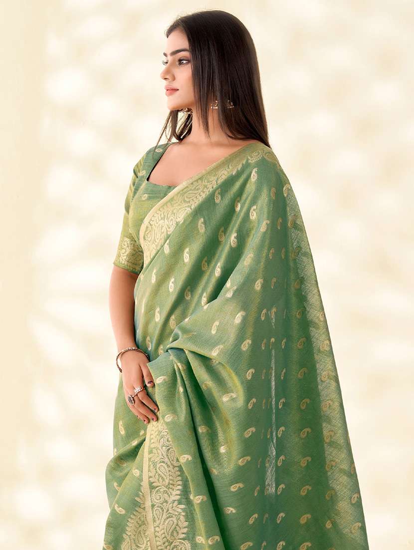 women self design southern silk saree with blouse - 22340760 -  Standard Image - 3