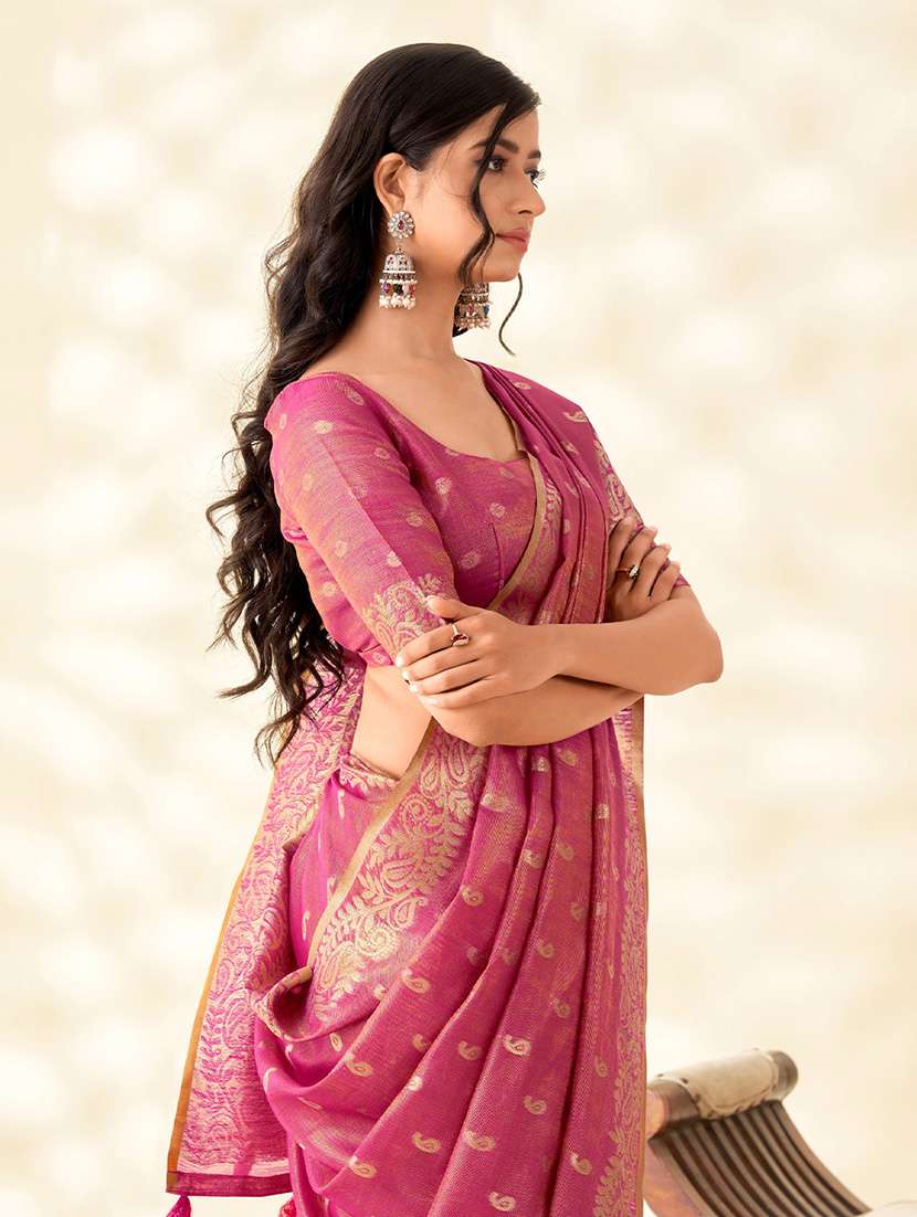 women self design southern silk saree with blouse - 22340762 -  Standard Image - 3