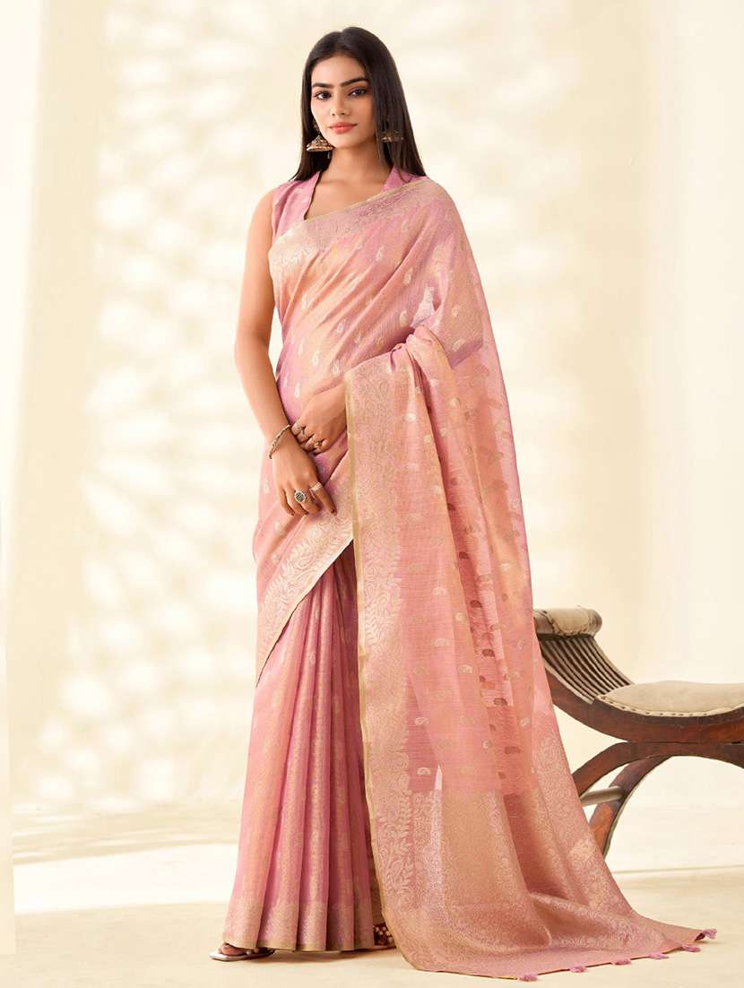 women self design southern silk saree with blouse