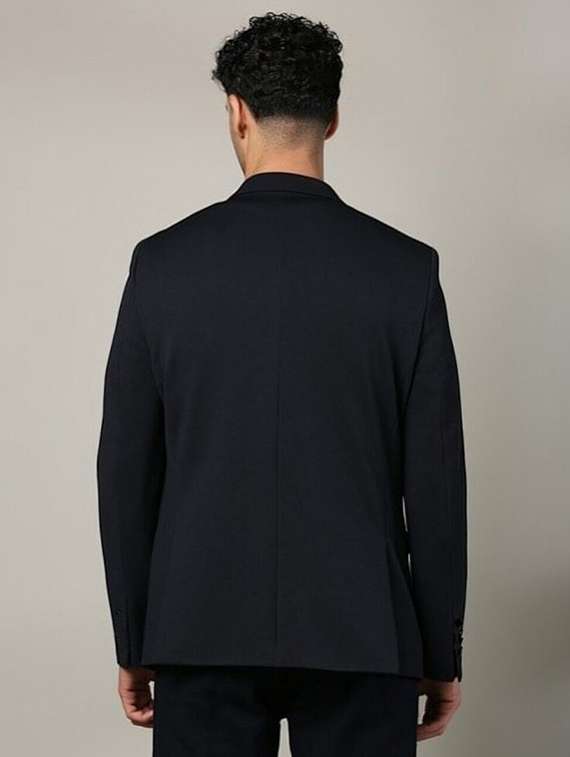 men solid long sleeve single breasted blazer - 22340847 -  Standard Image - 3