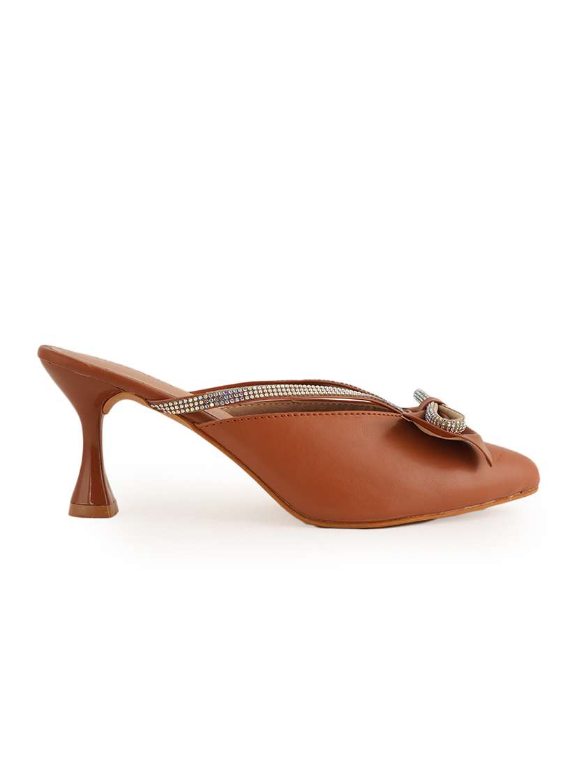 women embellished slip on mules - 22341234 -  Standard Image - 3