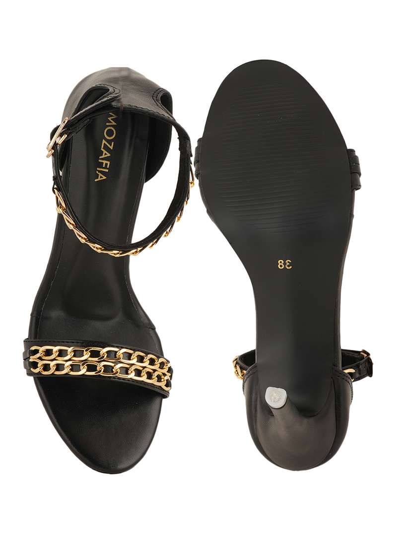 women solid ankle strap sandals - 22341235 -  Standard Image - 3