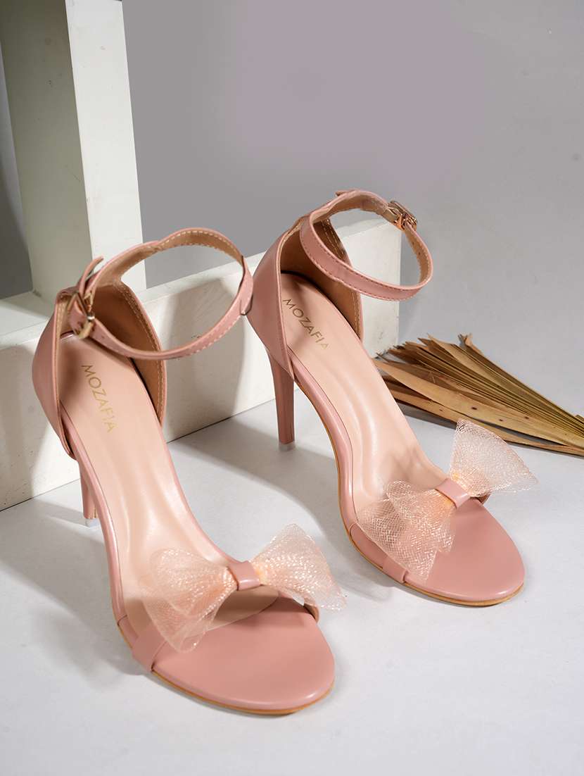 women solid ankle strap sandals