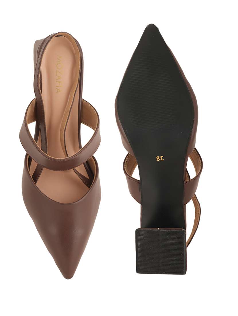 women solid back strap sandals - 22341247 -  Standard Image - 3