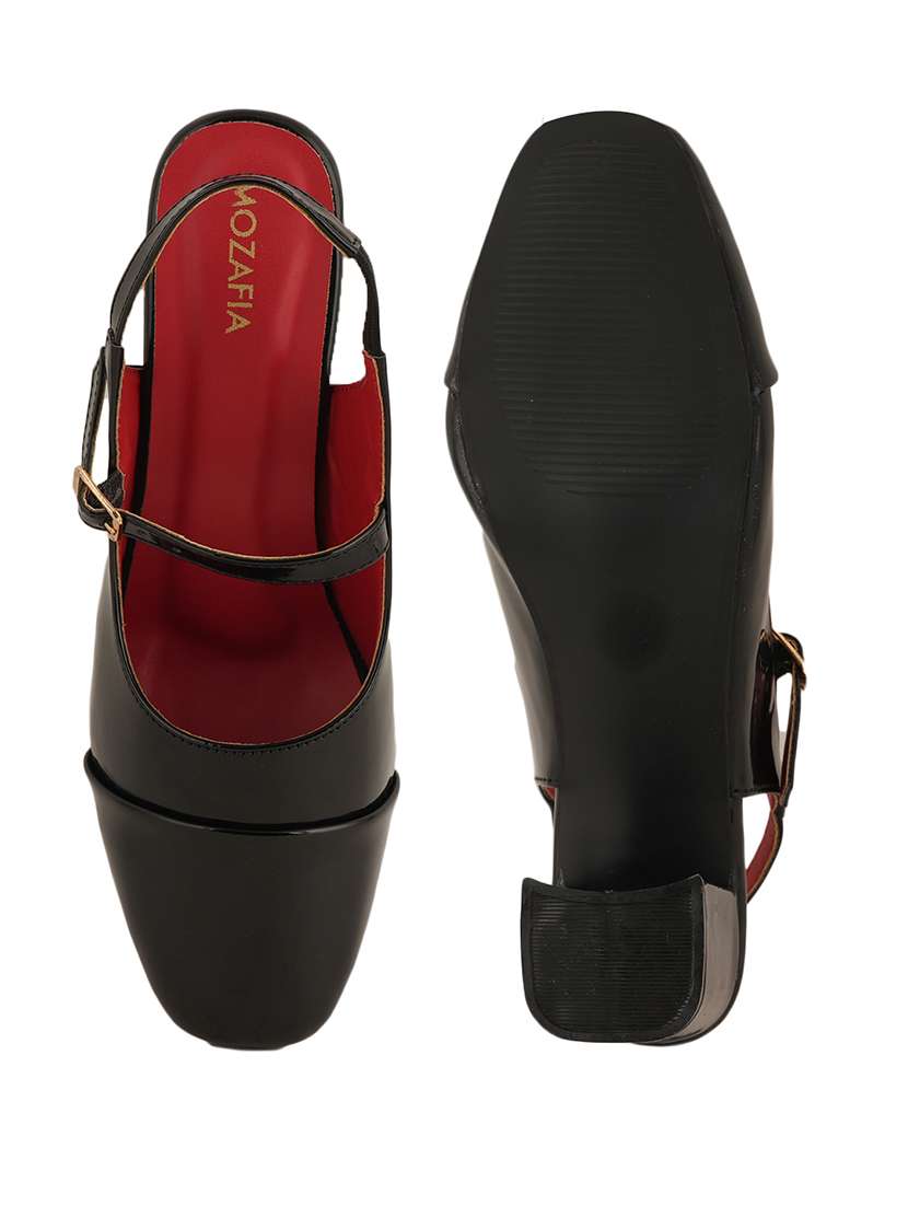 women solid mary jane back strap sandals - 22341248 -  Standard Image - 3