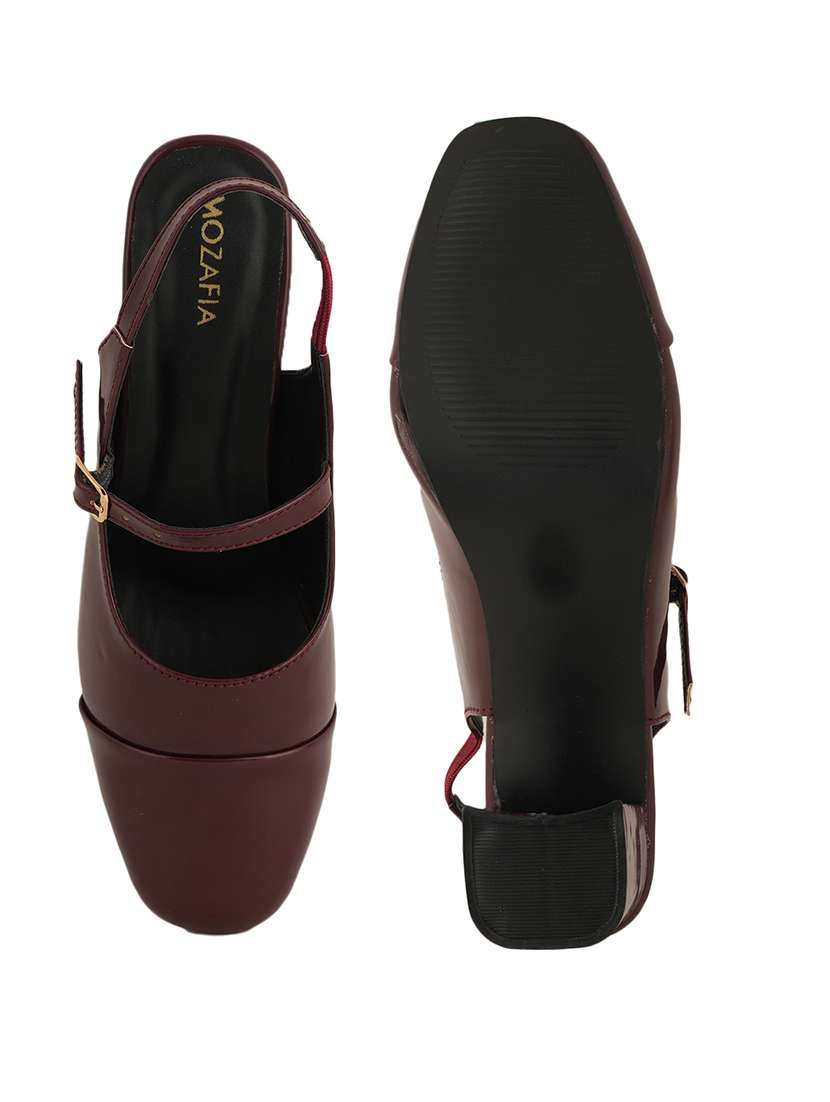 women solid mary jane back strap sandals - 22341249 -  Standard Image - 3