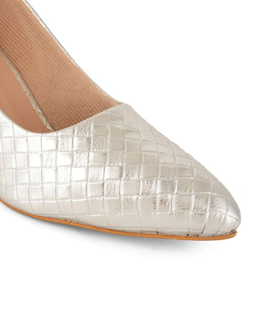 women textured slip on pump - 22341260 -  Standard Image - 3