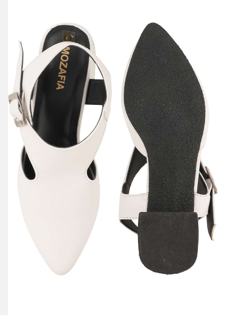 women solid back strap sandals - 22341278 -  Standard Image - 3