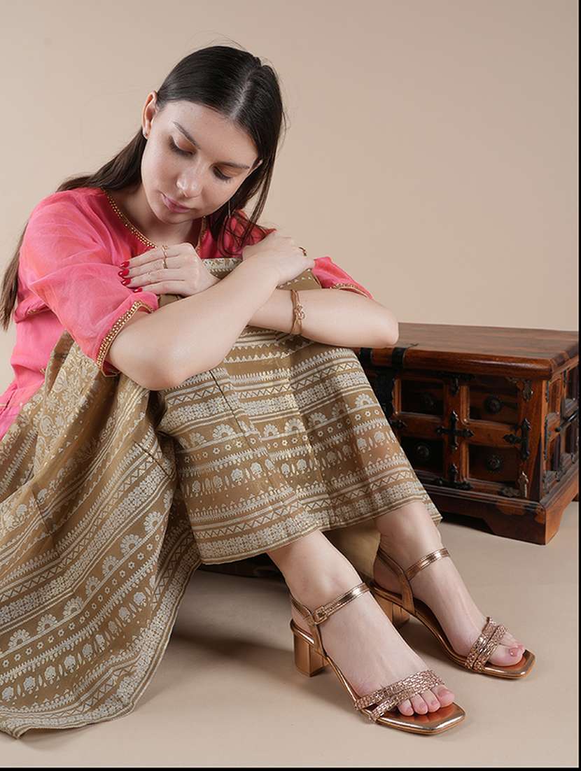 women embellished back strap sandals - 22341294 -  Standard Image - 3