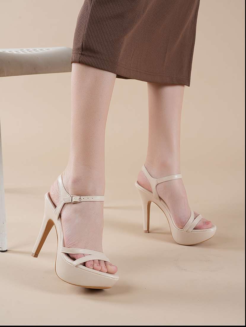 women solid ankle strap sandals - 22341321 -  Standard Image - 3