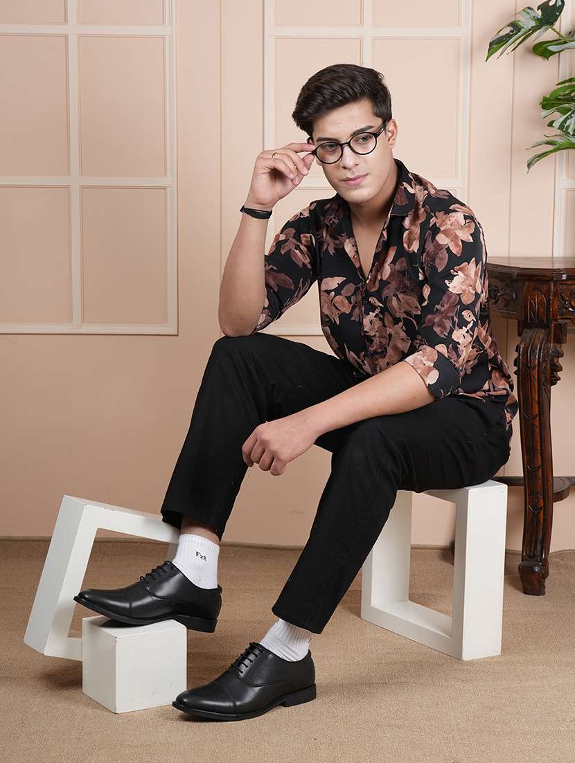 men solid lace up oxford - 22341382 -  Standard Image - 3