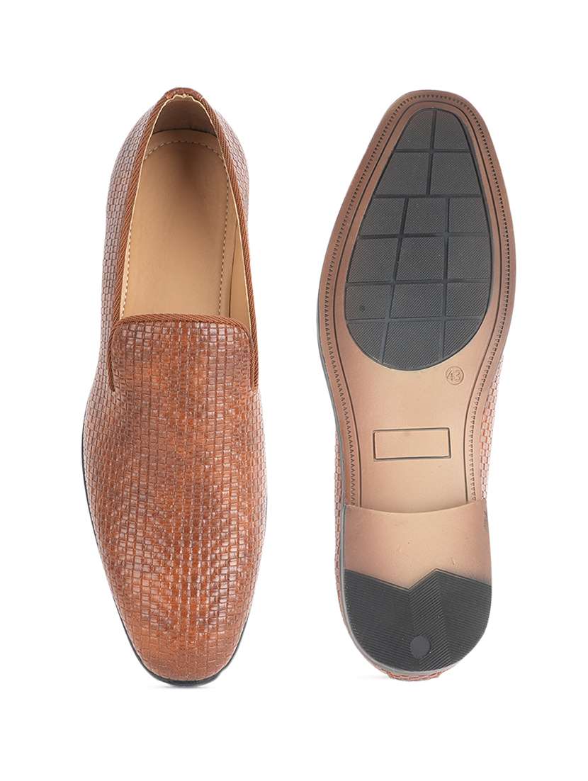 men tan slip on loafer - 22341385 -  Standard Image - 3