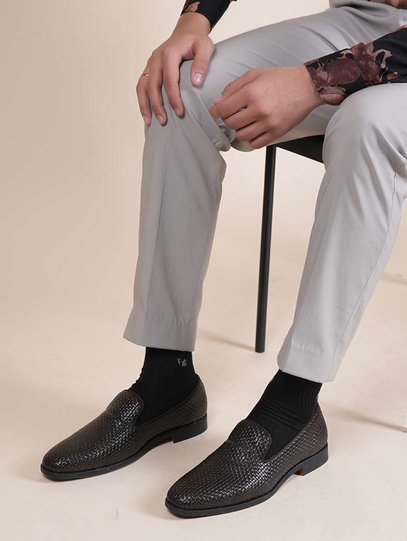 men textured slip on loafer - 22341398 -  Standard Image - 3