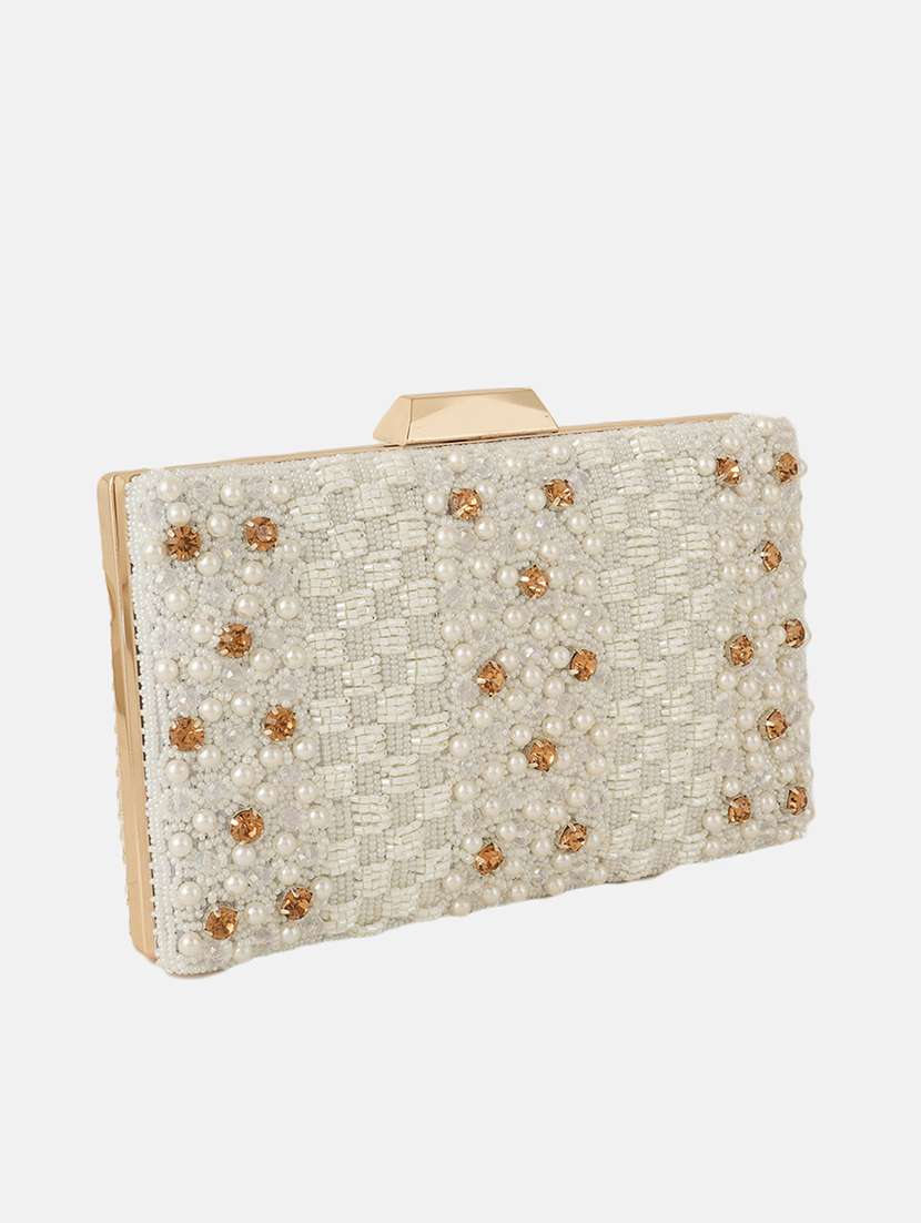 women embellished box clutch - 22341412 -  Standard Image - 3