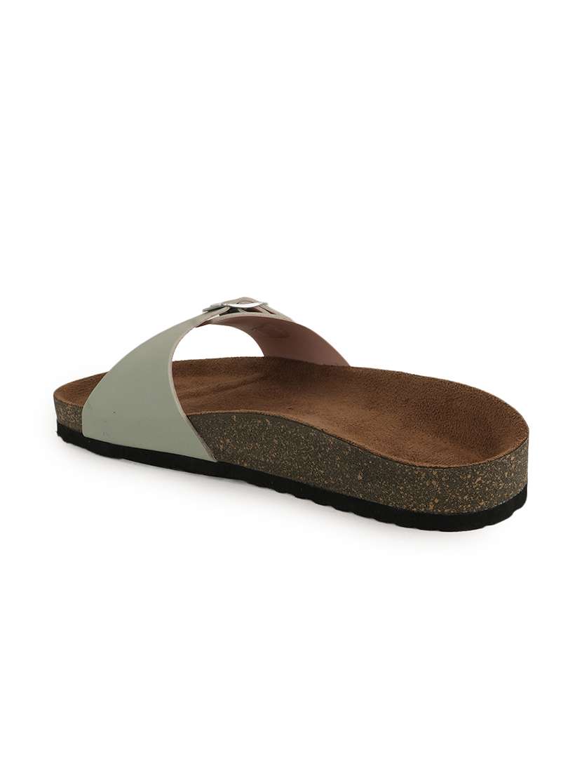 women solid slip on flat sandal - 22341481 -  Standard Image - 3